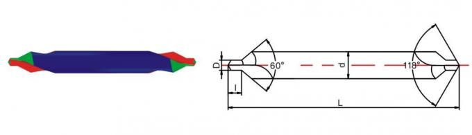 OEM/ODM 60 Degree Tungsten Carbide Center Drill for Steel